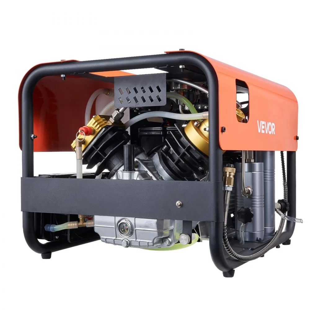 Summer Sale

        
               VEVOR PCP Air Compressor, 4500PSI/30Mpa Diving Scuba Tank Air Compressor, Double Cylinder Auto-Stop PCP Diving Compressor with Built-in Water & Fan Cooling System for Paintball, Air Rifle, Scuba Tanks