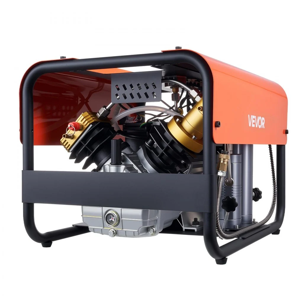 Summer Sale
VEVOR PCP Air Compressor, 4500PSI/30Mpa Diving Scuba Tank Air Compressor, Double-Cylinder Auto Stop PCP Diving Compressor with External Water & Fan Cooling System for Scuba Tanks, Paintball, Air Rifle