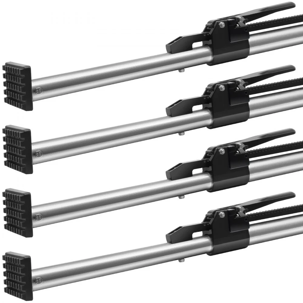VEVOR Cargo Bar, Cargo Bar Adjustable from 89" to 104", Heavy-duty Steel Cargo Stabilizer Bar with 309 lbs Capacity, Truck Bed Load Bar for Truck Bed, Trailer, Semi Trailer (4 pcs)