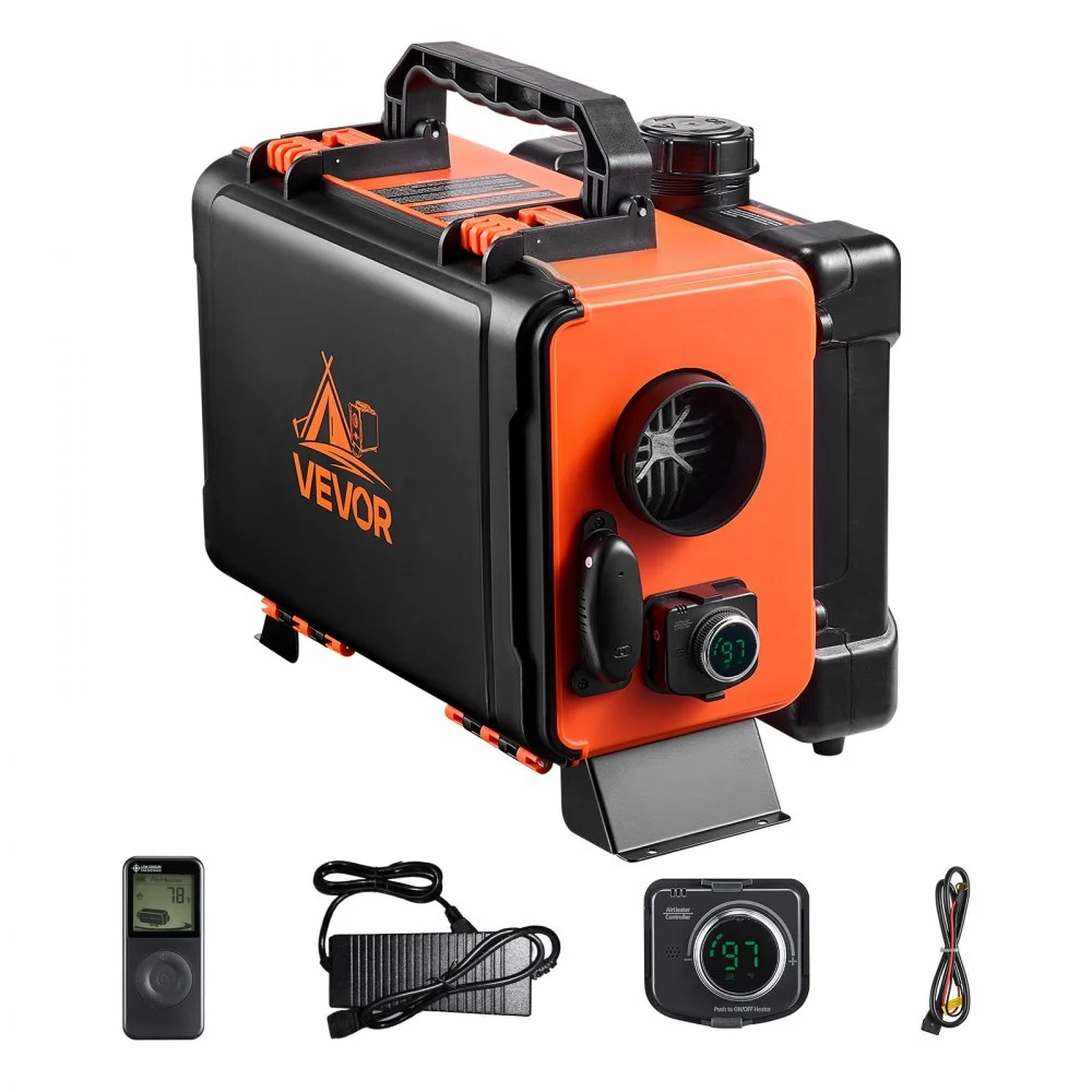 Summer Sale

        
               VEVOR Diesel Heater, 8KW, DC 12V/24V, All in One Portable Diesel Air Heater with Remote Control and LCD Screen, Fast Heating Low Noise, 1.2 Gal Fuel Tank for Trucks, Vans, RVs, Campers, and Garages