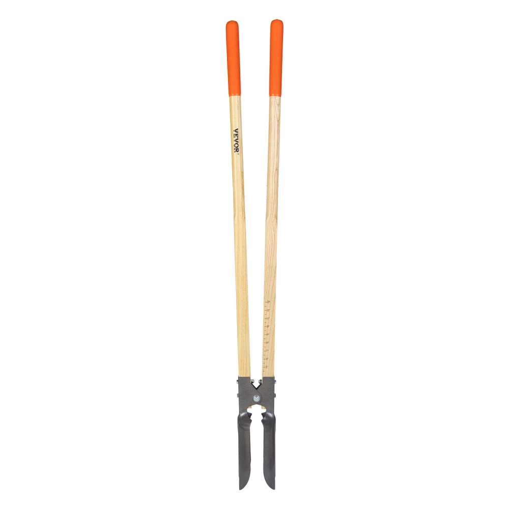 Clearance
VEVOR Post Hole Digger, Heavy Duty Post Hole Digger with Wood Handle, Manual Hole Digger with Scale Markings and Metal Blade, Post Hole Digger Tool for Digging Yard Work Gardening Outdoors, 57.5-Inch