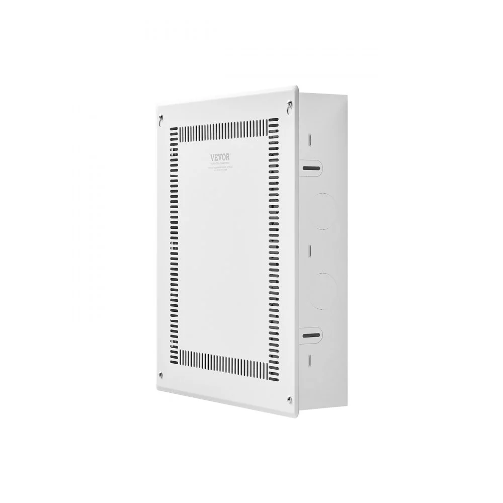 VEVOR Structured Media Enclosure, 17-Inch, Recessed in-Wall Media Box with Cover, Wall-Mount Cable Management Box Kit, Structured Wiring Multi-Media Cabinet, Cold-Rolled Steel, for TV Home Theater