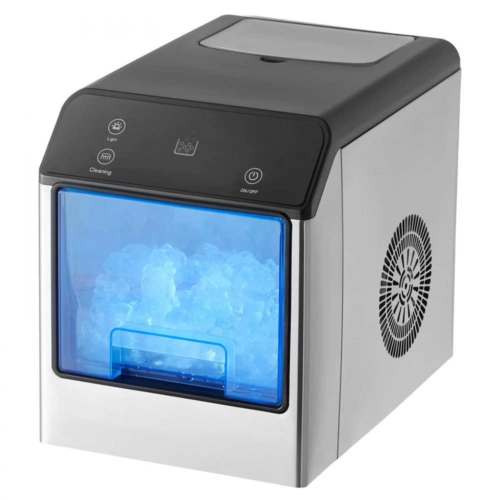 Summer Sale
VEVOR Nugget Ice Maker, 33lbs/24H Pebble Ice Maker with Self Cleaning, Chewable Ice Maker with Ice Scoop & Drip Tray, Stainless Steel Ice Machine with Convenient Ice Transfer for Home Kitchen Office