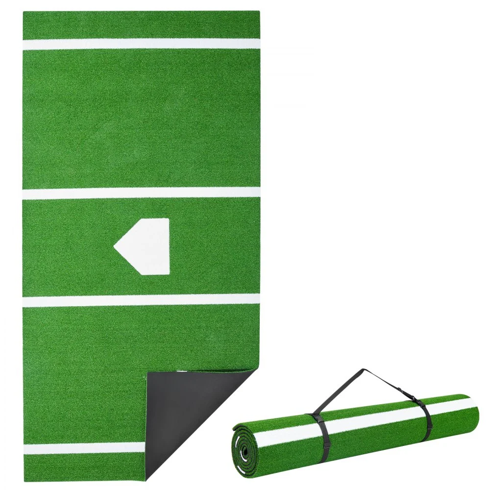 Summer Sale

        
               VEVOR Baseball Hitting Mat, 12x6 ft Batting Cage Mat, Batters Box Turf Mats, Softball Batting Practice Equipment with Home Plate and Anti Fade Turf, Portable Training Aid for Indoor Outdoor, Green