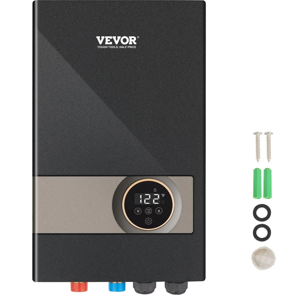 Summer Sale
VEVOR Instant Water Heater, 18kw Electric Tankless Water Boiler, Digital Temperature Display & Easy Installation & 24-Hour Water Supply, For Kitchen Bathroom Shower Mall Salon Shampoo ETL Listed