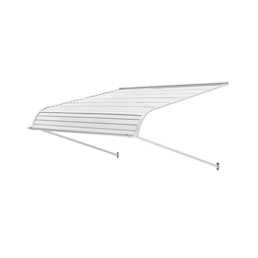 VEVOR Aluminum Awning 48 x 42 in, Durable Window Awning Door Canopy, Lightweight and Stable Aluminum Exterior Awnings Rain Snow Sunlight Protection for Door Entrance Windows Patio Porch