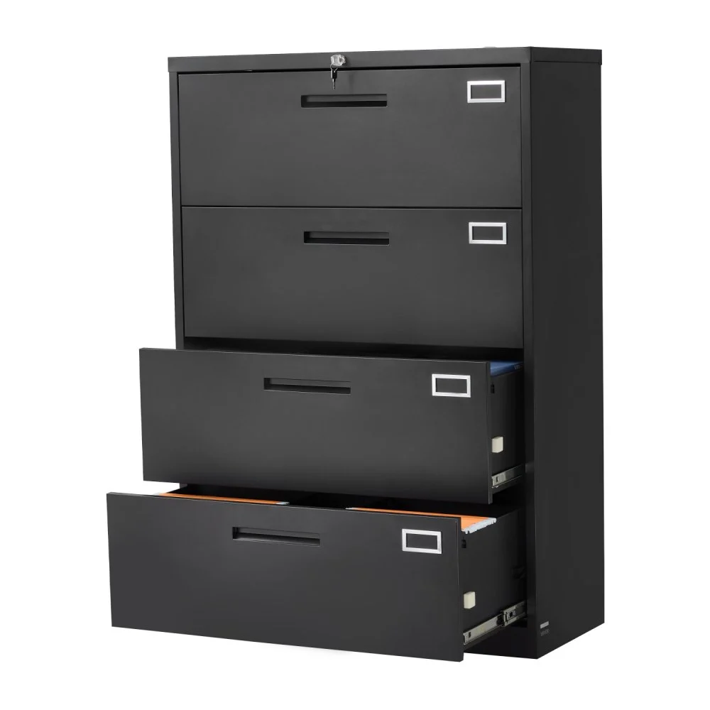Summer Sale

        
               VEVOR 4 Drawers Metal File Cabinet, Vertical Filing Cabinet with Lock and Adjustable Hanging Rod, Tall Filing Storage Cabinets for Home and Office Fit Letter, A4, Legal Size File, Easy Assembly, Black