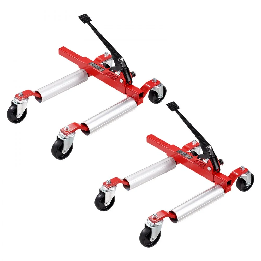Summer Sale
VEVOR Wheel Dolly, Max Capacity 1500 Lbs Car Dolly, Car Jack Dolly Lifter with Wheels, Heavy Duty Vehicle Positioning Ratchet Tire Jack, for Vehicle Car Auto Repair Moving, Set of 2