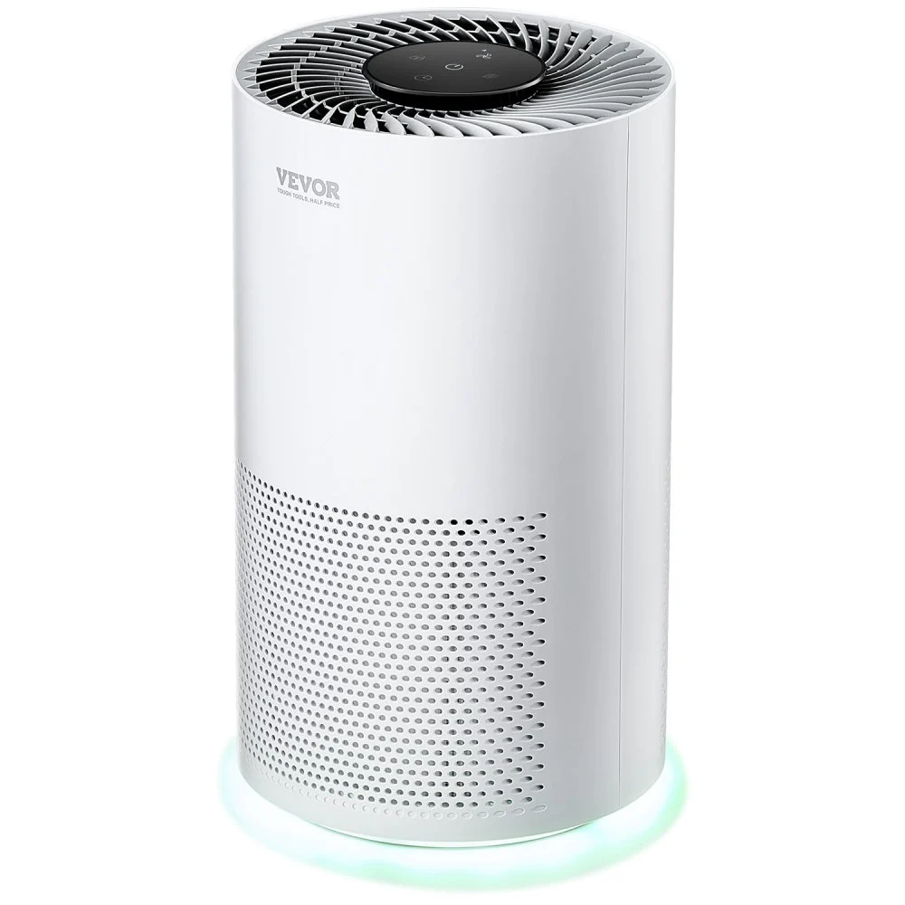 VEVOR Air Purifier, H13 HEPA Layer, 1200 ft²/h Smart Air Purifier with Speed Control & Child Lock Guard, Efficient Air Cleaner with Convenient Touch Panel & 23 dB Sleep Mode, Fit for Home & Office