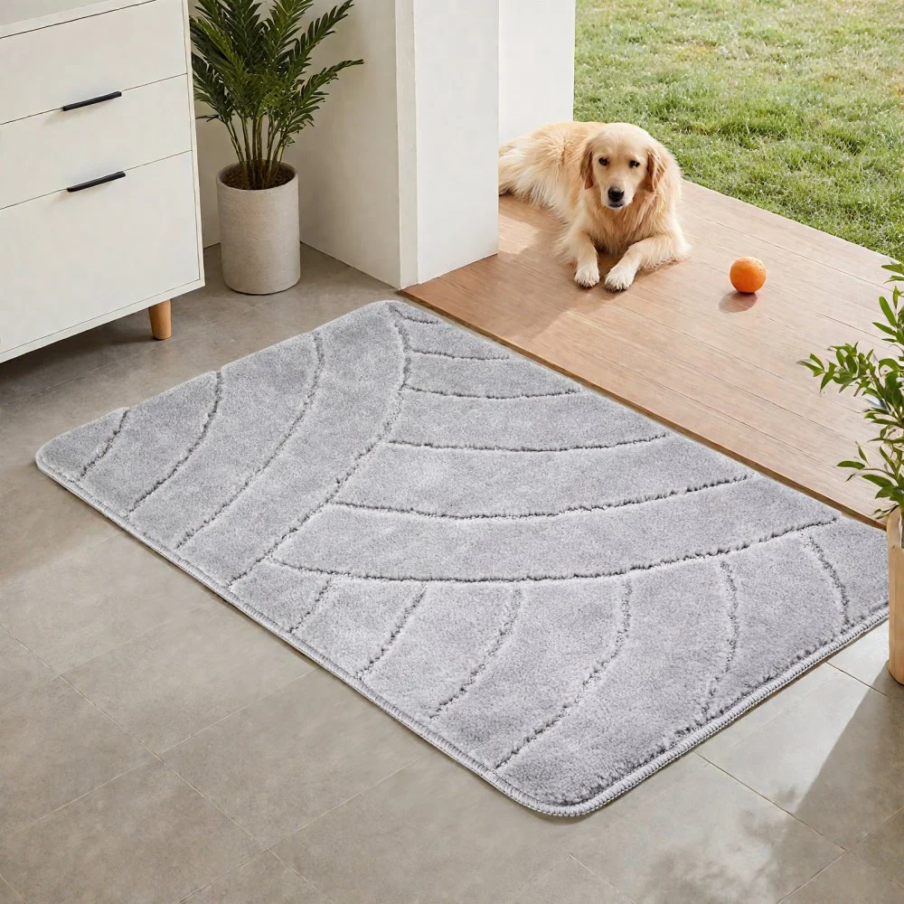 Clearance
VEVOR Door Mat, 35.83 x 24.02 Inch, Front Door Mat Outside Entrance with Non-slip TPR Backing, Dirt-Resistant & Absorbent, Easy to Clean, Low-Profile Doormat for for Entryway, Patio, Porch, Grey