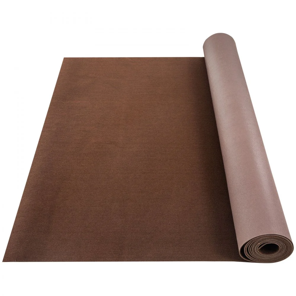 VEVOR Marine Carpet, 6 x 23 ft Boat Carpeting, Deep Brown Marine Grade Boat Carpet, Indoor/Outdoor Marine Carpeting with Water-Proof TPR Backing, Water-Proof Carpet Roll for Home, Patio, Porch, Deck