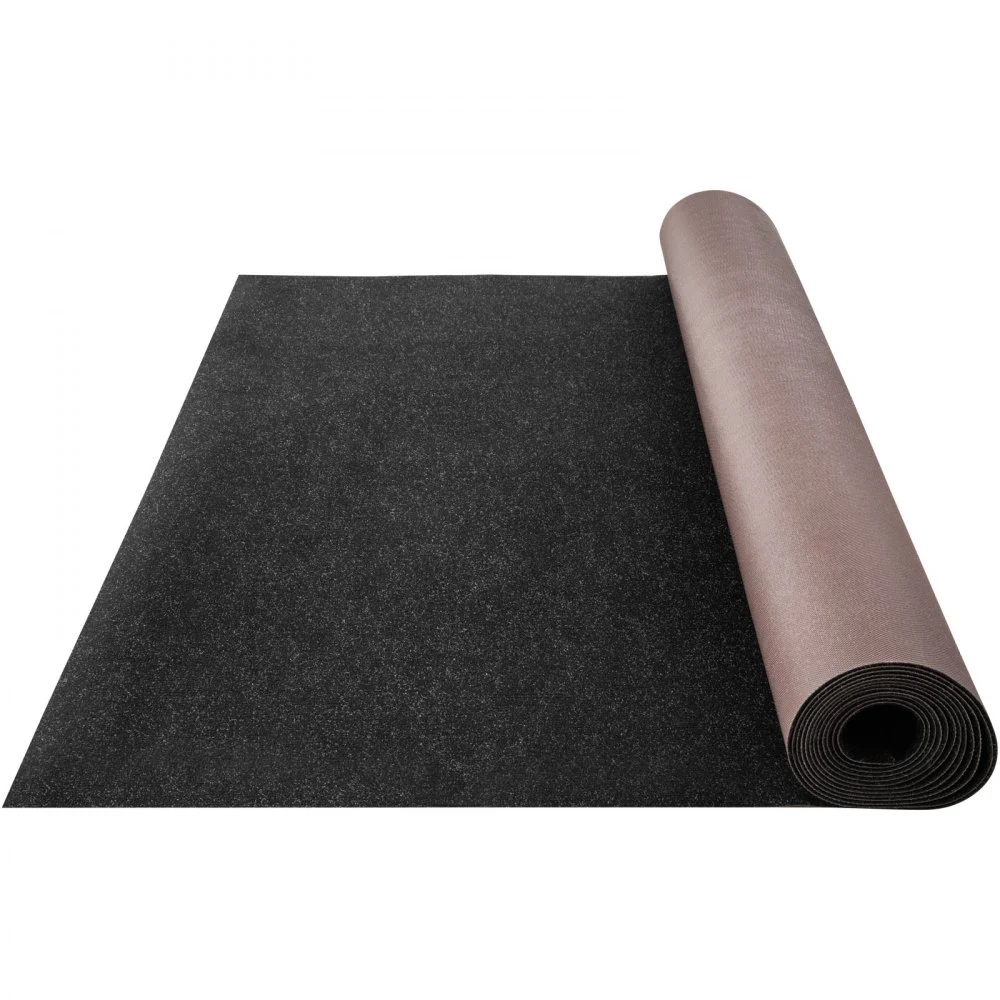 VEVOR Marine Carpet, 6 x 13 ft Boat Carpeting, Charcoal Black Marine Grade Boat Carpet, Indoor/Outdoor Marine Carpeting with Water-proof TPR Backing, Water-proof Carpet Roll for Home, Patio, Porch, De