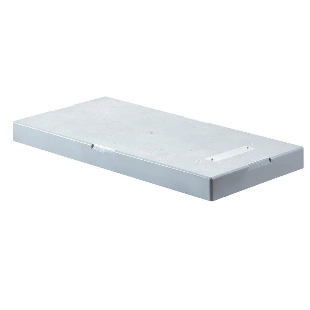 VEVOR Mini Split Pad, for 9000-36000BTU Ductless Air Conditioner Heat Pump Systems, 38 x 18 x 3 inch Plastic Outdoor Condenser Equipment Anti-Vibration Pads for Heat Pump System, Max Load 400 lbs