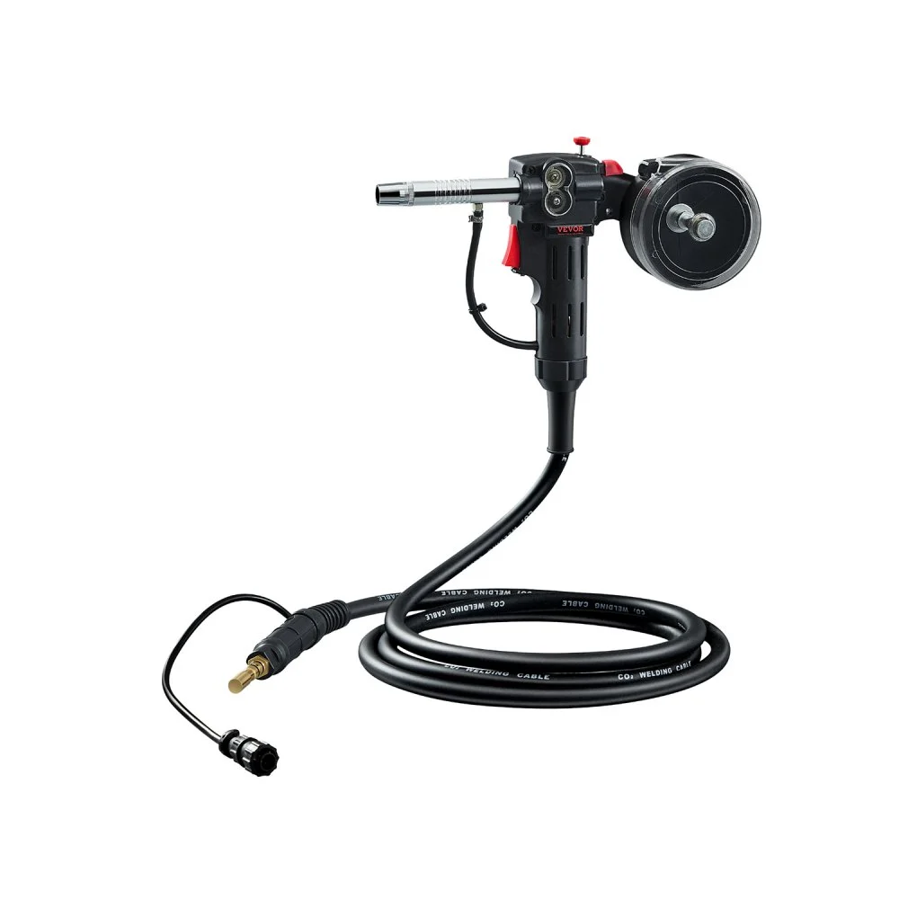VEVOR 100Amp Spool Gun with 10FT Cable, Compatible with Hobart Handler 210 MVP Mig Welders, Suitable for 0.023", 0.030" and 0.035" Flux Core/Solid/Aluminum Welding Wires