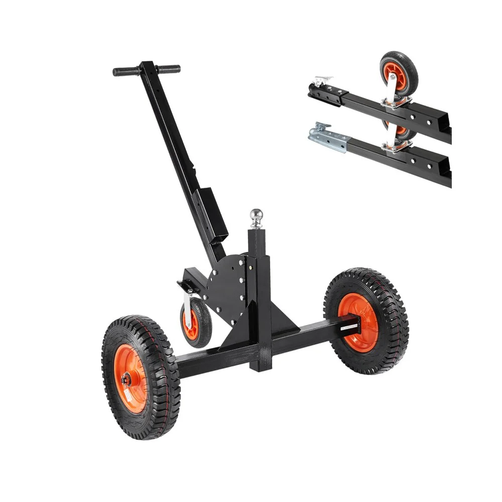 Summer Sale
Heavy-Duty Trailer Dolly, 1500lbs Tongue Weight Capacity, 2 in 1 Trailer Mover with 2 in Ball, 16 in Pneumatic Tires and Universal Wheel, Portable Tow Dolly for Moving Car RV Trailer