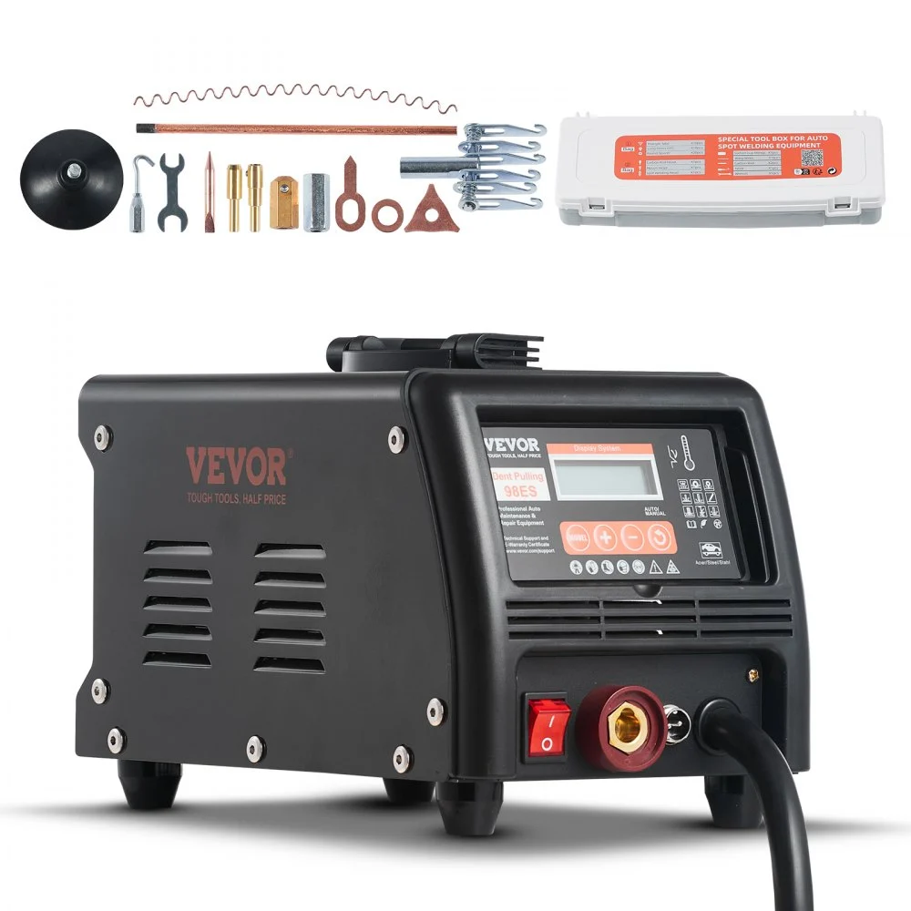 Summer Sale

        
               VEVOR Stud Welder Dent Repair Kit, 3KW Spot Welder Dent Puller with Auto/Manual Welding & 9 Versatile Modes, 110V Auto Body Spot Welding Dent Puller Machine for Car, Truck Dent Repair