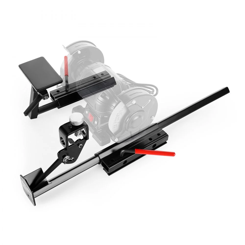 VEVOR Multi-Grind Sharpening System, Vari-Grind Pro Sharpening Jig Kit for 6" & 8" Bench Grinders – with Platform, Long Support Arm & Fingernail Gouge Jig, for Chisels, Woodturning, Plane Irons