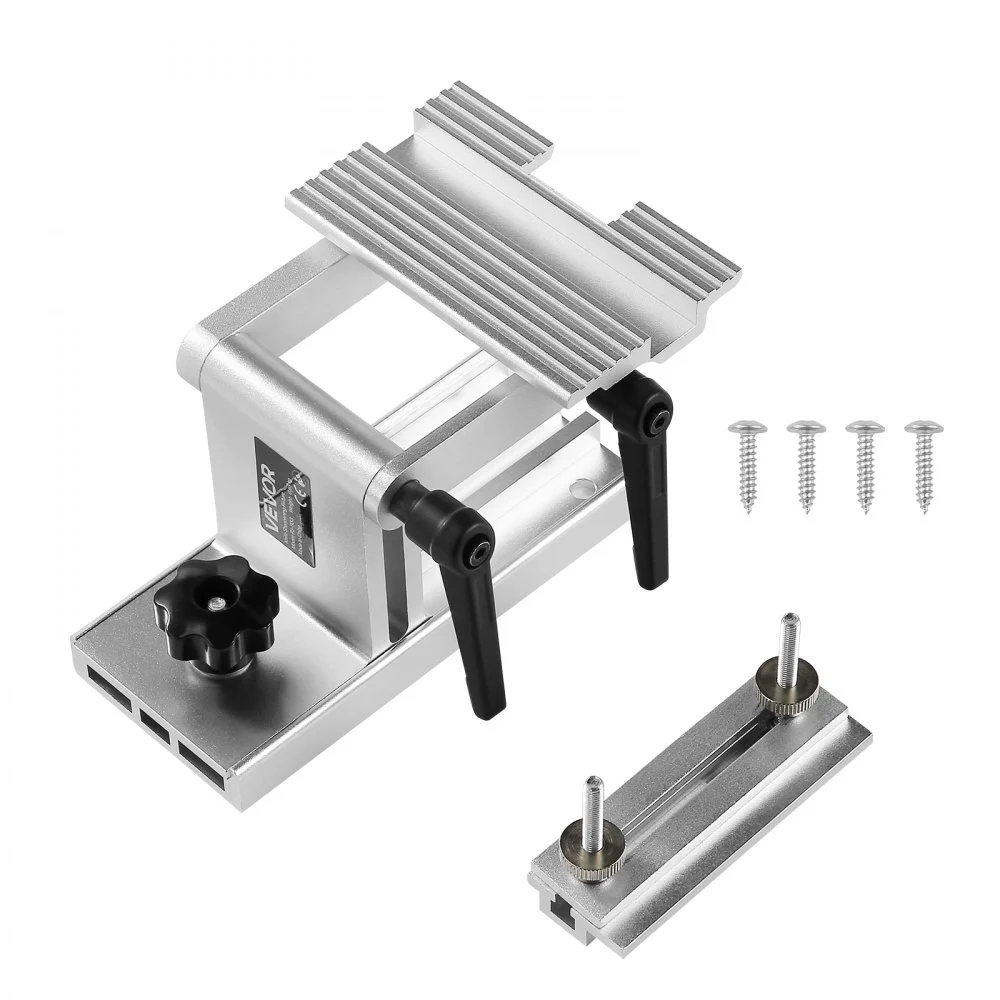VEVOR Bench Grinder Tool Rest, Adjustable Replacement Tool Rest Sharpening Jig for 6" or 8" Bench Grinder - with Flat Miter Slide for 0 - 2.5 inch Wide Blades and Chisels