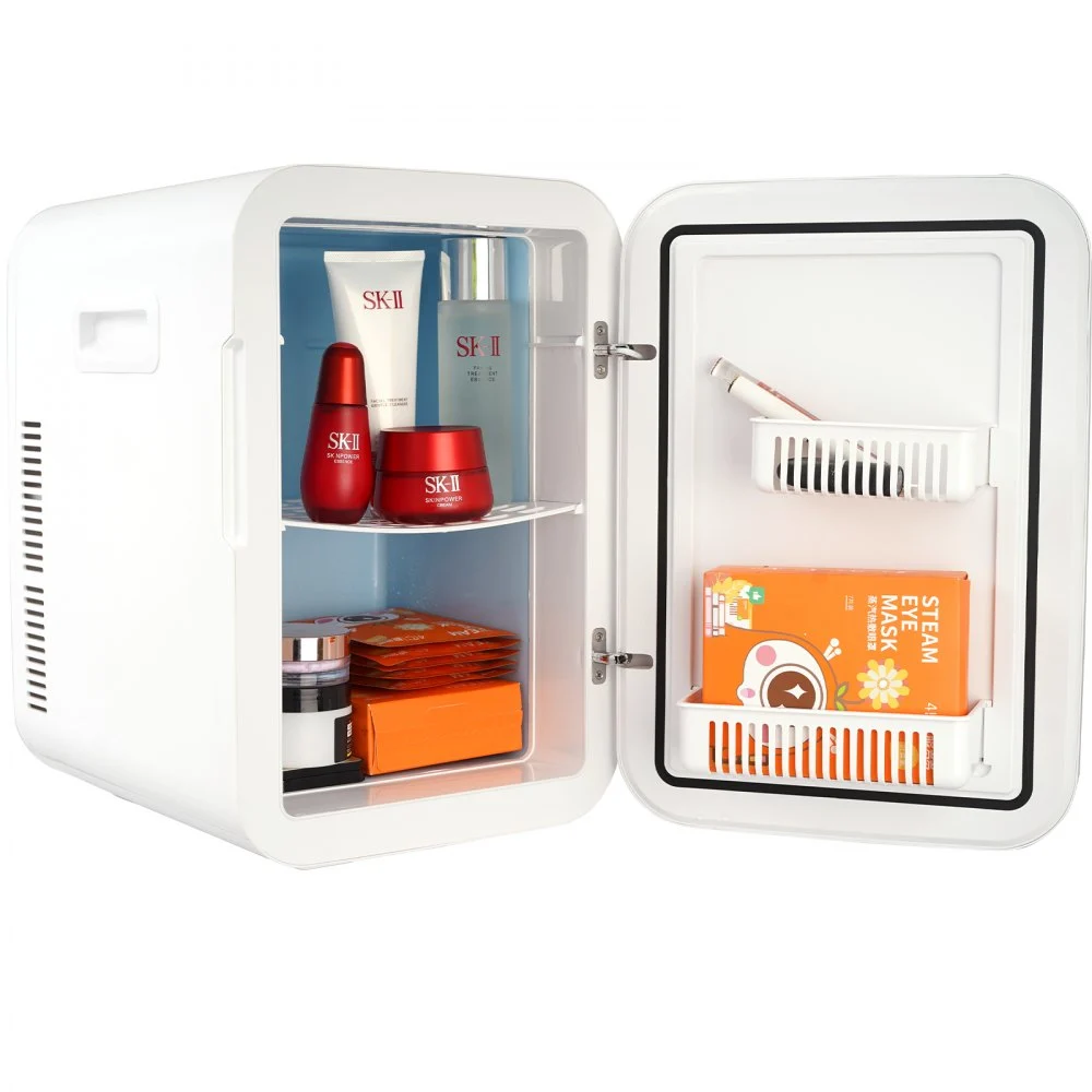 Clearance
VEVOR Mini Fridge, 20L Skincare Fridges with Temper Control Touch Screen, Portable Small Beverage Refrigerator for Bedroom Office Car Dorm, AC/DC Cool Warmer for Cosmetic Drink Milk, White