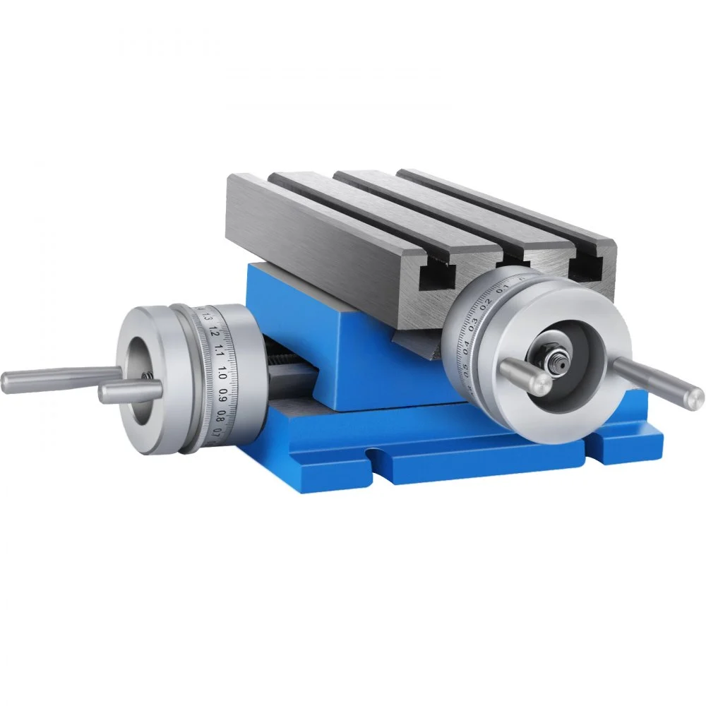 VEVOR Milling Working Table - 7.3 X 4 Inch Worktable - Compound Slide Table Milling Working Cross Table Machine for All Drill Stands Bench Drilling Milling Machine (7.3" X 4")