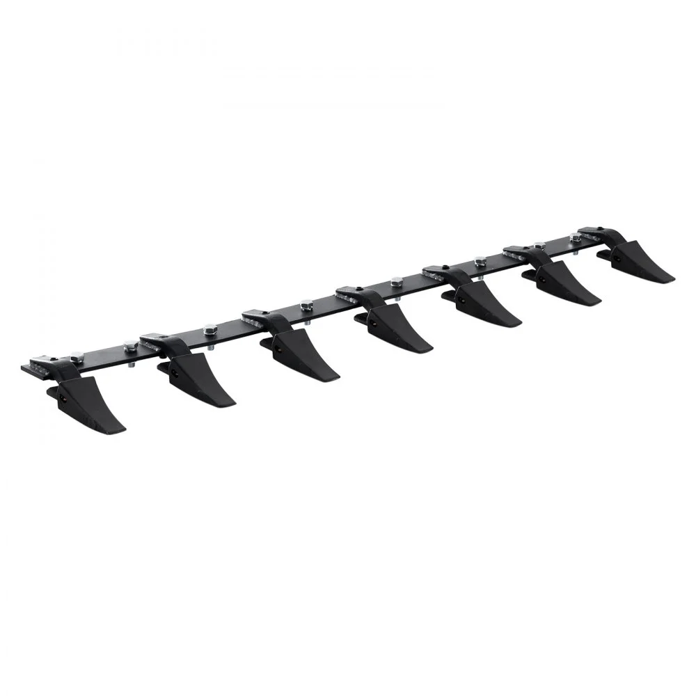 Summer Sale
VEVOR Bucket Tooth Bar, 60'', Heavy Duty Tractor Bucket 7 Teeth Bar for Loader Tractor Skidsteer, 4560 lbs Load-Bearing Capacity Bolt On Design, for Efficient Soil Excavation and Bucket Protection