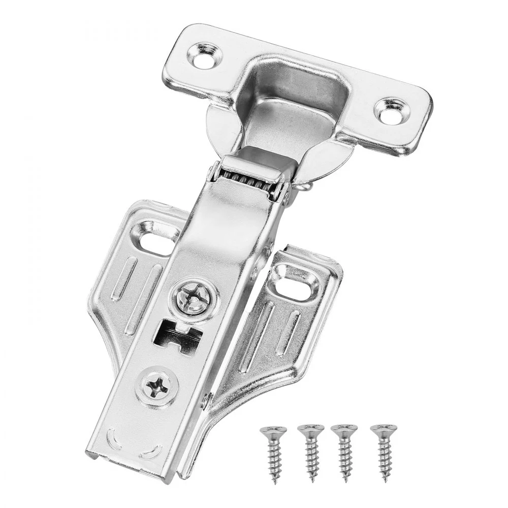 Clearance
VEVOR Cabinet Hinges, 50 Packs Full Overlay Kitchen Cabinet Door Hinges, 100 Degree Opening Angel Soft Close Concealed Cupboard Hinges for Framed + Frameless Cabinet Type, with Mounting Screws