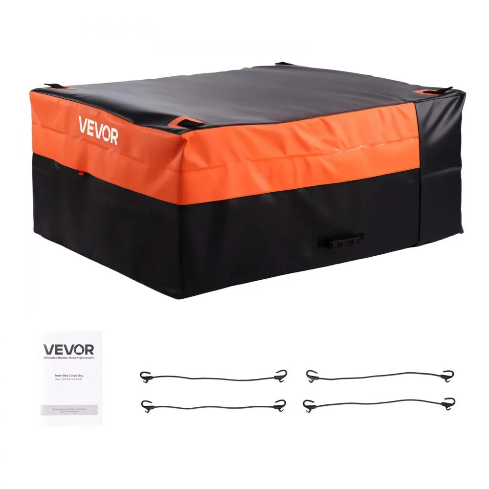 Summer Sale

        
               VEVOR Truck Bed Cargo Bag, Waterproof 840D PVC, 51.18 x 40.16 x 21.85 in (26 Cubic Feet), Heavy Duty Cargo Bag for Truck Bed with 4 Bungee Cords with Hooks, Fits a Variety of SUV and Pickup Trucks