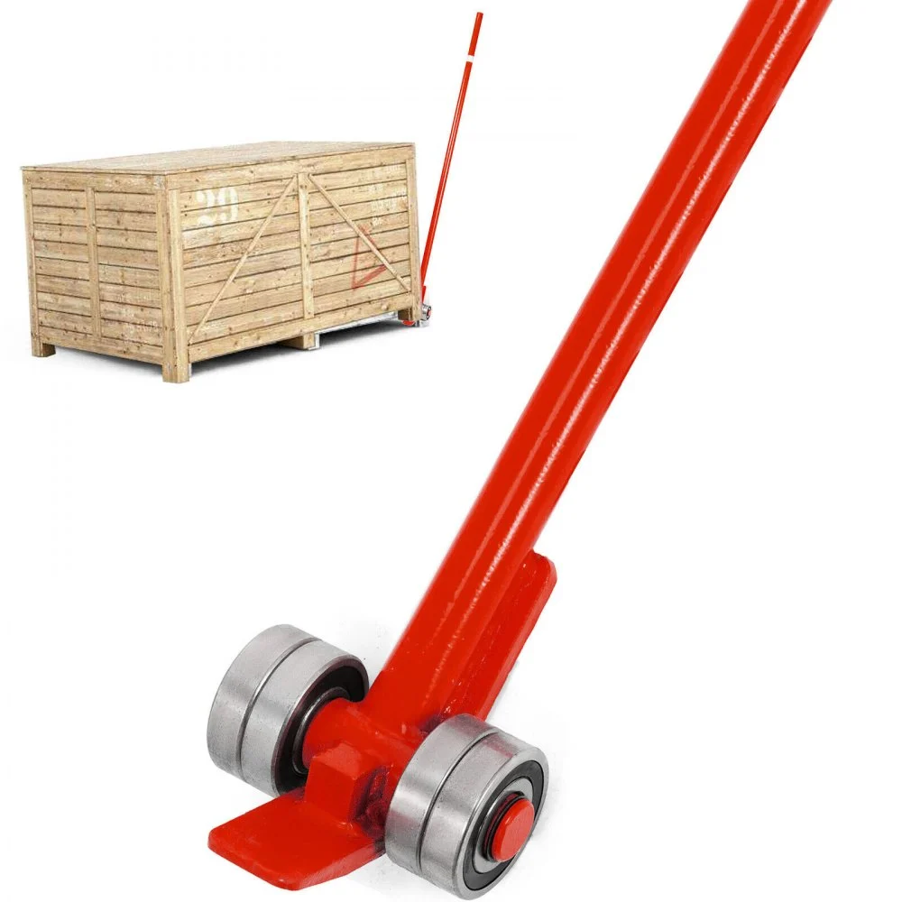 VEVOR Heavy Duty Pry lever Bar 3T/6600LBS Capacity with Wheels & 6'/1.8M Handle