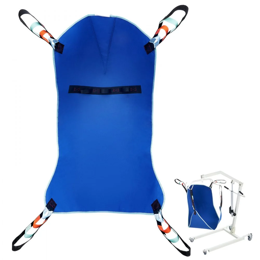 VEVOR Universal Full Body Patient Lift Sling -Small, Patient Lift Medical Sling for Easy Transfer and Bathing, Polyester Patient Aid Transfer Sling for Elderly, Disabled, Bedridden, 600LBS Capacity
