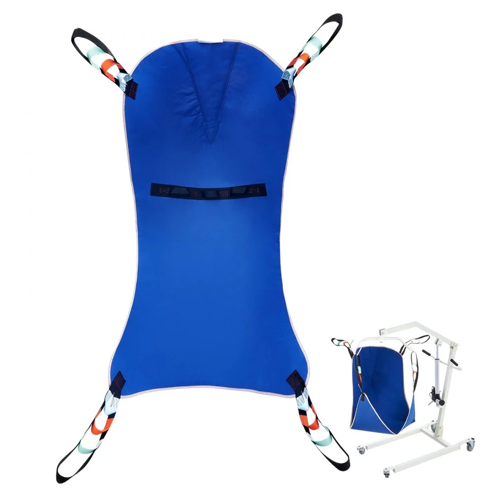 VEVOR Universal Full Body Patient Lift Sling-Extra Large, Patient Lift Medical Sling for Easy Transfer and Bathing, Polyester Patient Aid Transfer Sling for Elderly Disabled Bedridden, 600LBS Capacity