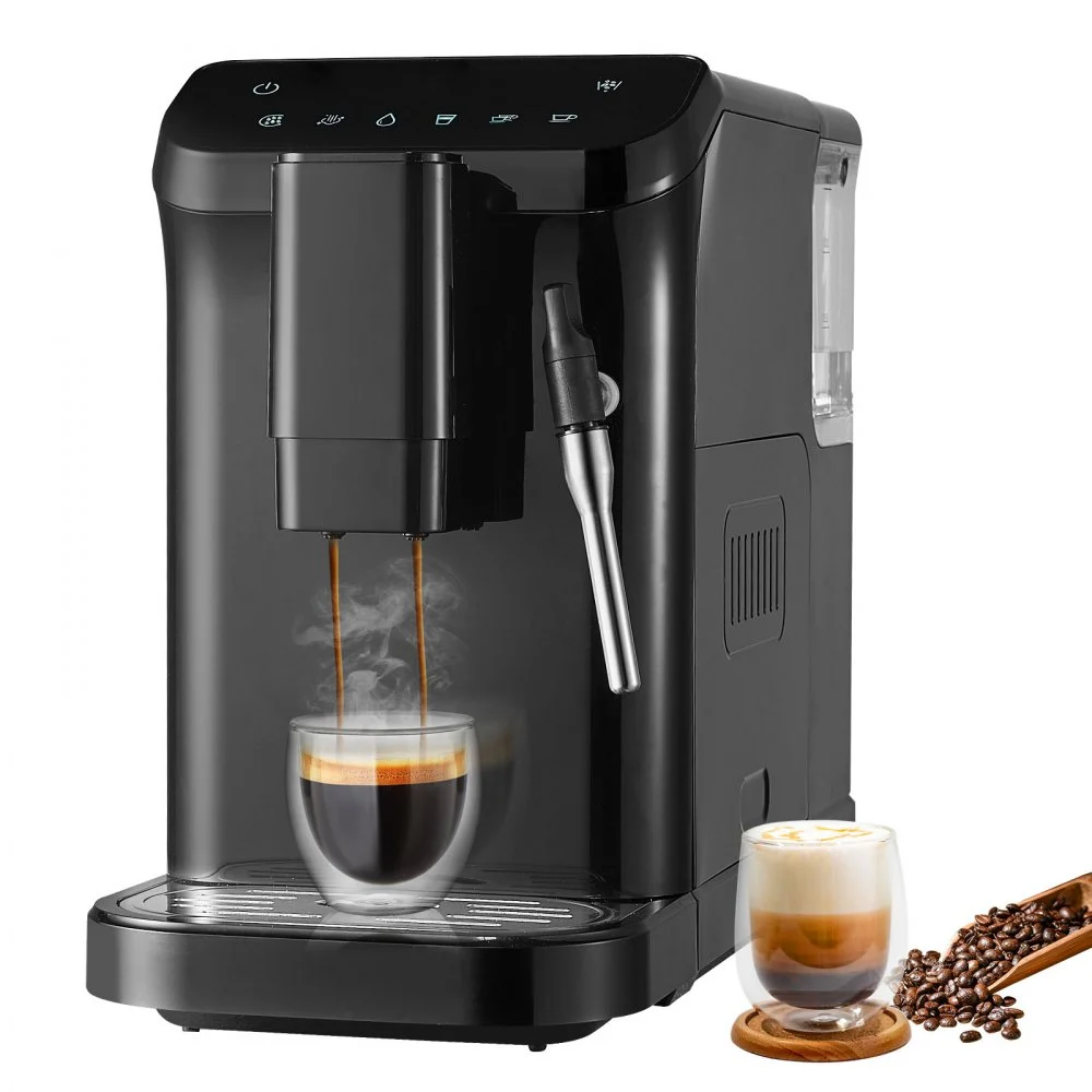 Summer Sale

        
               VEVOR Automatic Espresso Machine, 20 Bar Auto Coffee Machine with Frother Steam Wand, Built-In Grinder and 15-Level Grinding Settings, Professional Espresso Coffee Maker with 1.5L Water Tank