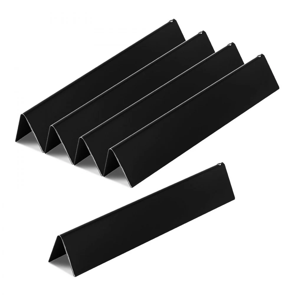VEVOR Flavorizer Bars, 15 inch Grill Replacement Part, for Weber Spirit I & II 300 Series Grills, Including Spirit E-310, ll S-310, ll E-320, Porcelain-enameled Steel Thicker Heat Plate, 5 Pack