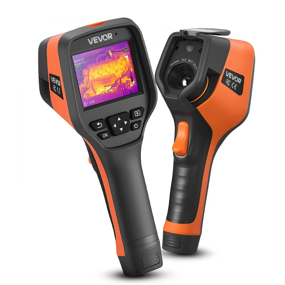 Summer Sale

        
               VEVOR Thermal Camera, 384 x 288 IR Resolution, Handheld Thermal Imaging Camera with 5MP Visual Camera, 30HZ Refresh Rate Infrared Imager with 3.5-Inch Touch Screen, -4°F to 1022°F, WIFI Supported