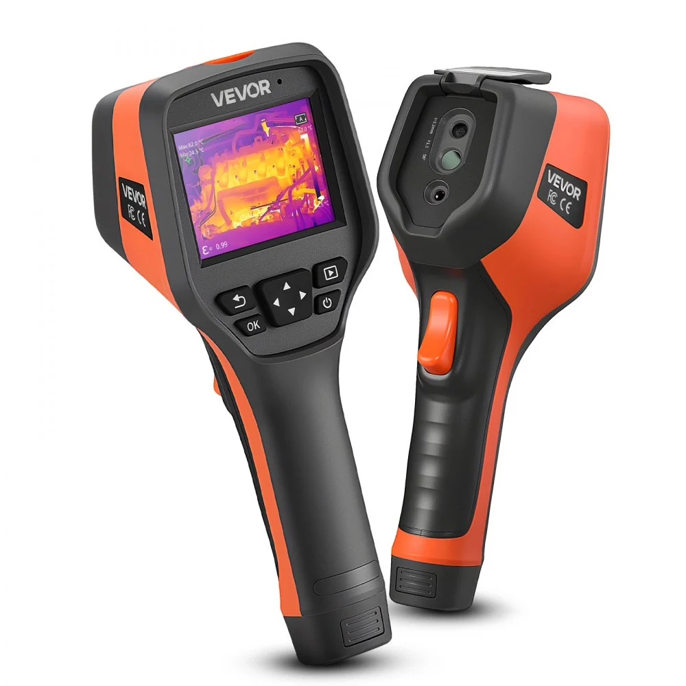 Summer Sale

        
               VEVOR Thermal Camera, 256 x 192 IR Resolution, Handheld Thermal Imaging Camera with 2MP Visual Camera, 25HZ Refresh Rate Infrared Imager with 3.5-Inch Touch Screen, -4°F to 1022°F, WIFI Supported