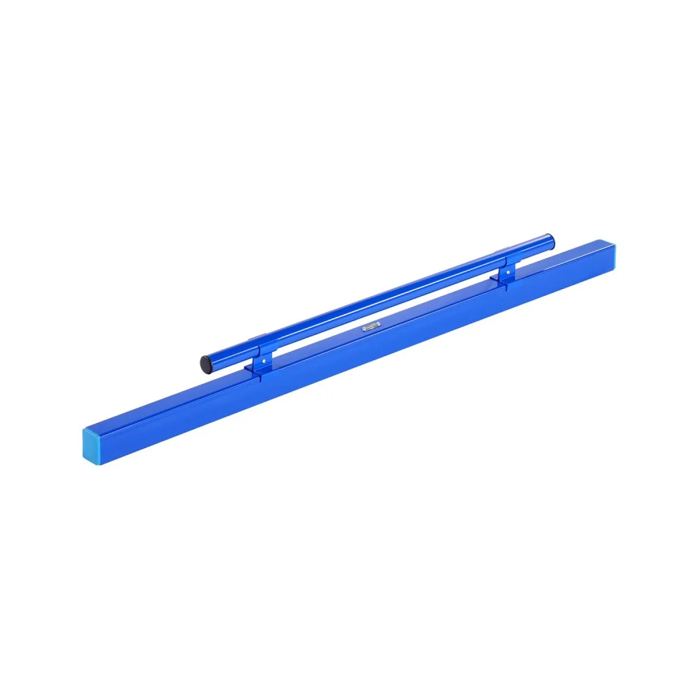 VEVOR Concrete Screed, 48 Inch Screed with Level Vial, Easy Cleanup & End Cap Design, Aluminum Lightweight & Reversable Handle for Leveling Floors, Small-Scale Construction and Home Renovation