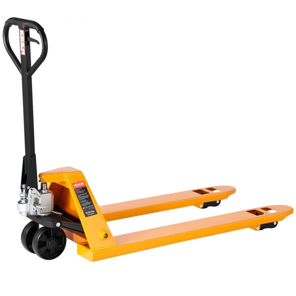 Summer Sale

        
               VEVOR Pallet Jack, 5500 lbs Load Capacity, Manual Pallet Truck with 48L x 27W Inch Forks for Material Handling, 3.35-7.1 Inch Fork Lift Height Range, Suitable for Warehouse, Supermarket, Manufacturing