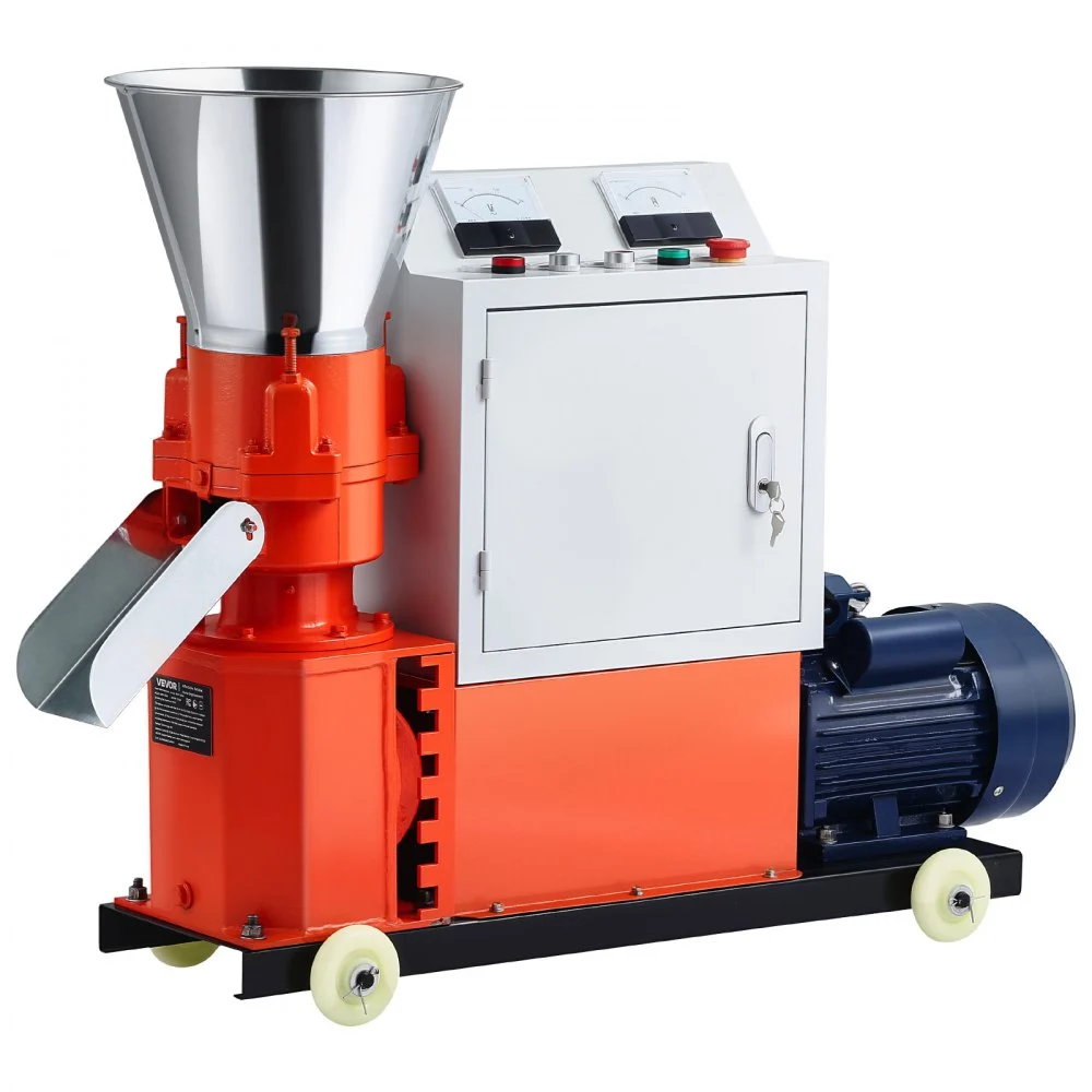 Summer Sale

        
               VEVOR Feed Pellet Mill Machine, 6 mm Animal Feed Pellet Making Machine, 3KW 240V Animal Food Granulator Mill Machines with 3 Pressure Rollers & 4 Wheels, Ideal for Poultry, Livestock, Farm Animals