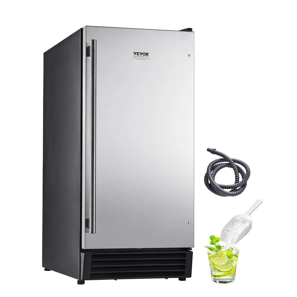 Summer Sale
VEVOR Undercounter Built-in Ice Maker, 50 Lbs/Day Under Counter Ice Maker Machine with Drain Pump Reversible Door Stainless Steel, Freestanding Ice Maker for Commercial Home Kitchen