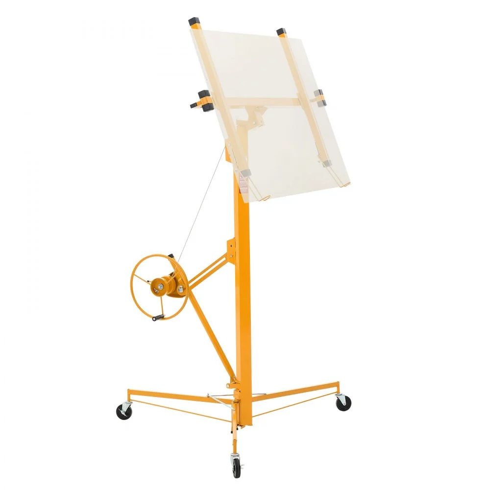 Summer Sale

        
               VEVOR 16ft Drywall Lift, Heavy-Duty 150 lbs Sheetrock Hoist with Adjustable Telescoping Arm, Lockable Wheels, Drywall Lifter Panel Jack Hoist Tools Ideal for Ceiling & Wall Installation (Yellow)