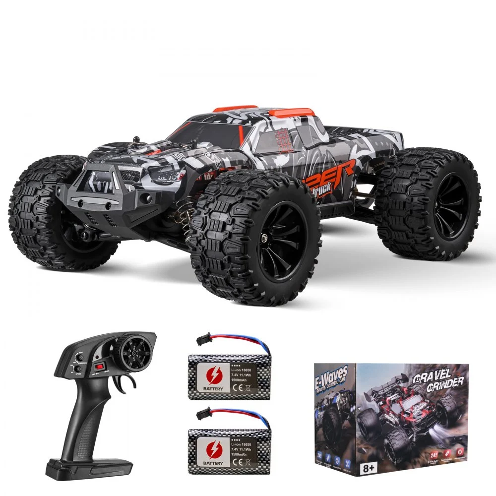 Clearance
VEVOR Remote Control Car, 1:14 Scale RC Car for Kids, All Terrain 4WD Off-Road Monster Truck with 45° Wheelie & 2 Batteries, 38 km/h High Speed Hobby Racing Car - Ideal Gift for 8+ Years Kids