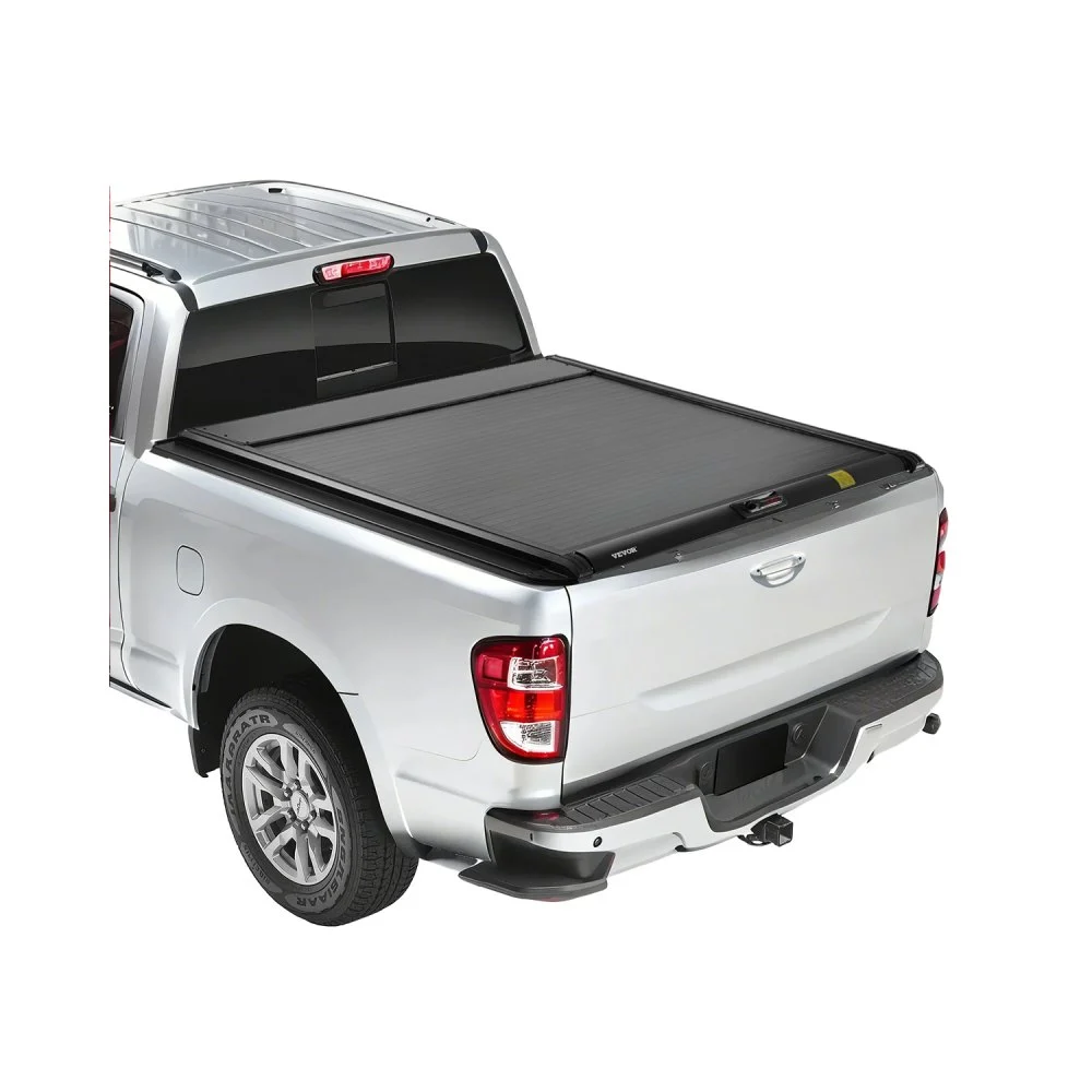 Summer Sale

        
               VEVOR Retractable Tonneau Cover, 5.8 ft Hard Tonneau Cover with Built-in Drainage Pipe for 2021-2024 Chevy/GMC Silverado/Sierra 1500 Crew Cab, Customized Hard Tonneau Cover with Double-Lock & T-Slot