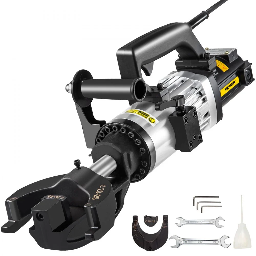Summer Sale
VEVOR 1.5 KW Electric Rebar Bender, 1''(25 mm) Hydraulic Electric Hand Held Rebar Bender, within 5 s, 110 V