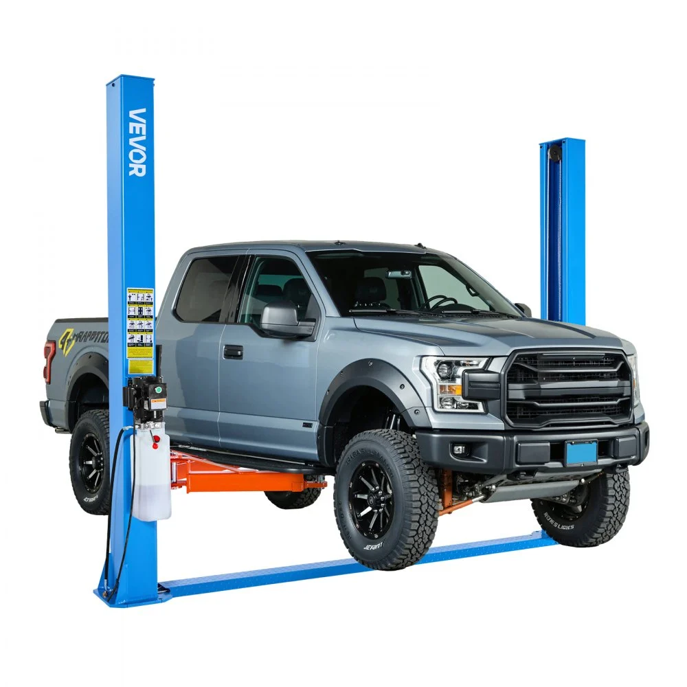 VEVOR 2 Post Lift, 9000 lbs Capacity, 220V 2.95 HP Powerful Motor, Two Post Car Lift Auto Hoist for Sedan SUV Pickup, Automotive Hoist 74.8 Inch Height for Home Garage, Repair Shop, Workshop, Blue