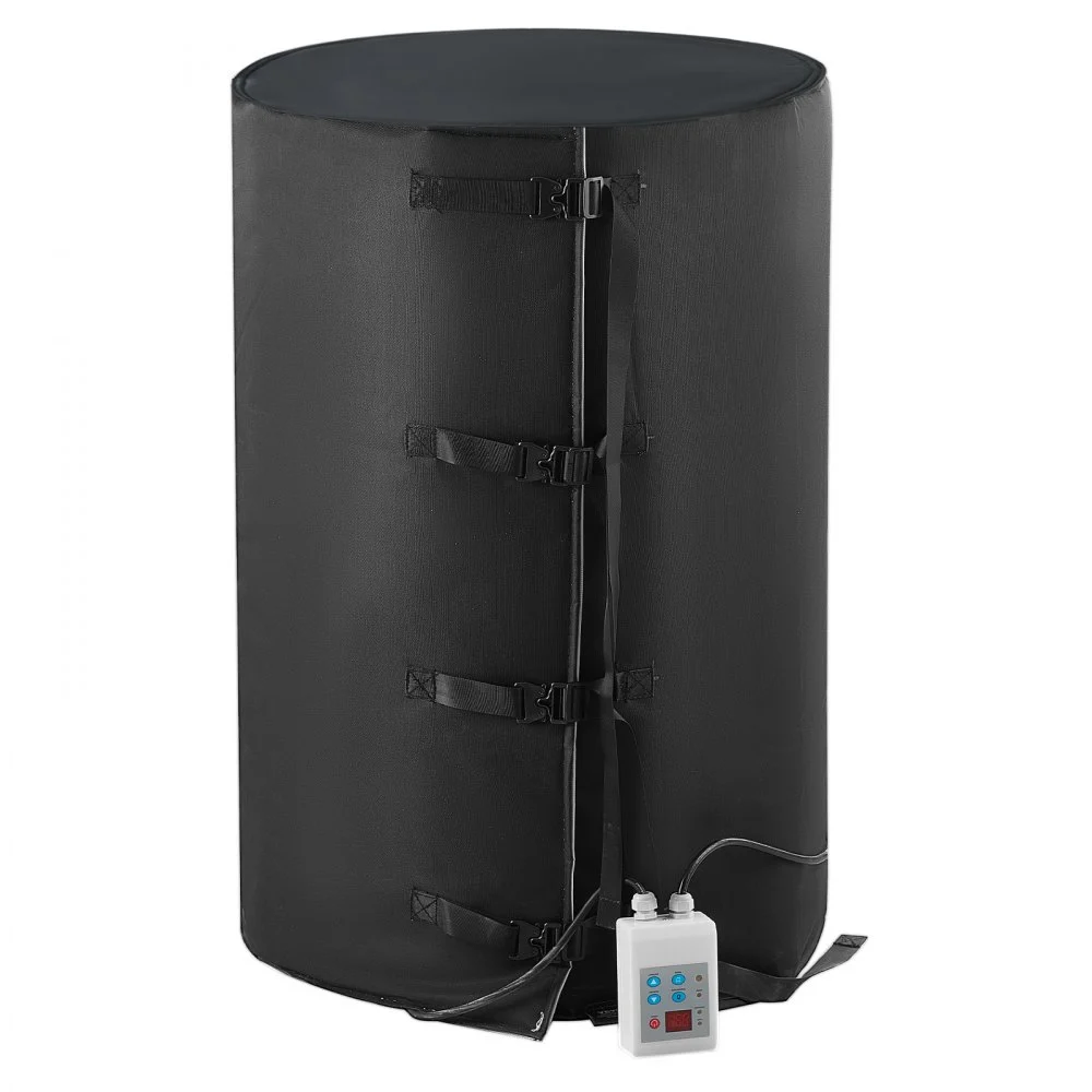 Summer Sale
VEVOR Metal Drum Heater, 1300 Watt, Pail Heating Band for 55 Gallon Barrel, 0-145℉ Adjustable with Independent Thermostat, Waterproof Oxford Fabric High Efficiency Grease Keg Heater, FCC Listed