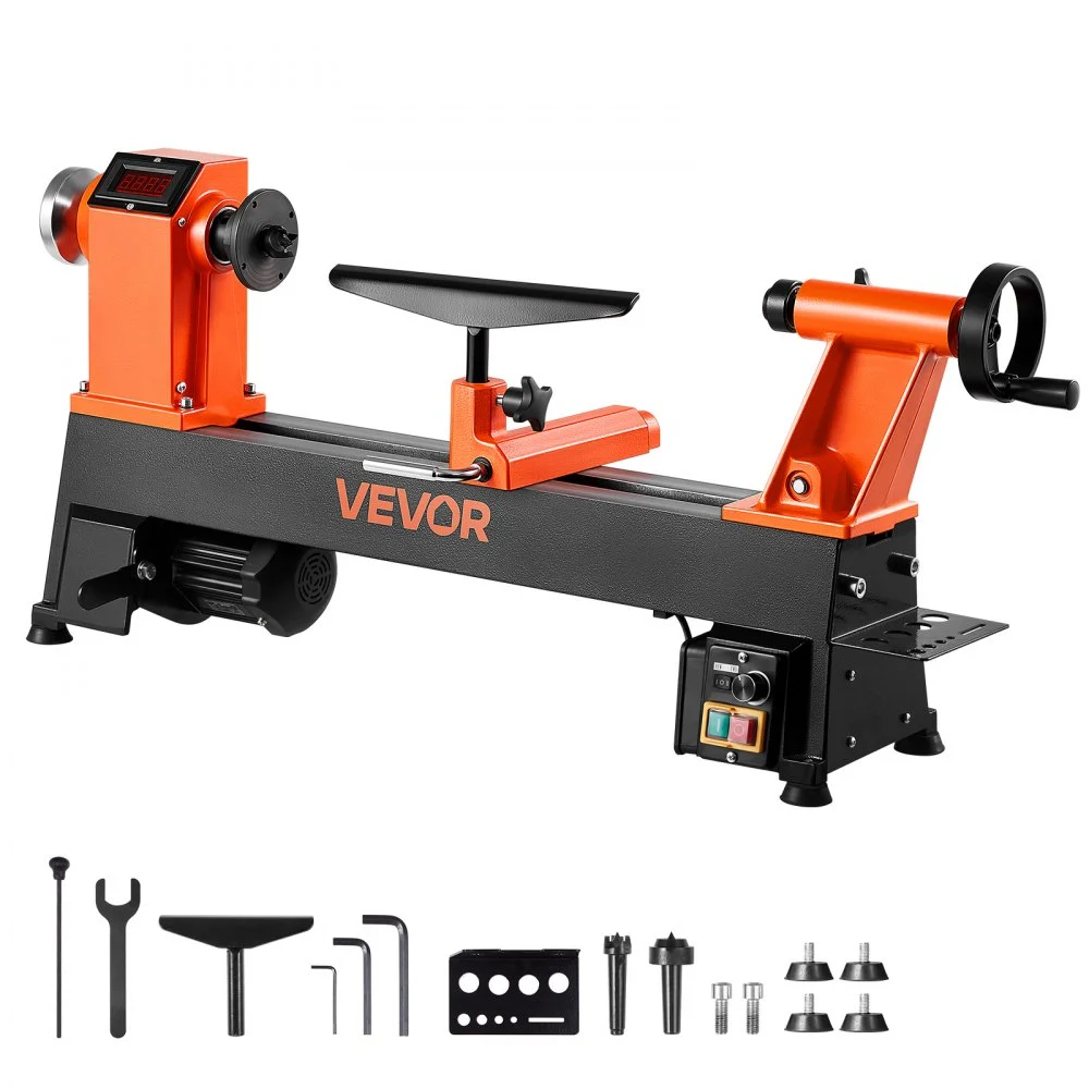 Summer Sale

        
               VEVOR Woodworking Lathe, 1 HP, Benchtop Wood Lathe Machine with 0 to 3800 RPM Variable Speed, 12 x 18 in Workbench, Brushless DC Motor, Cast Iron Construction, for Beginner DIY Enthusiast Woodworking