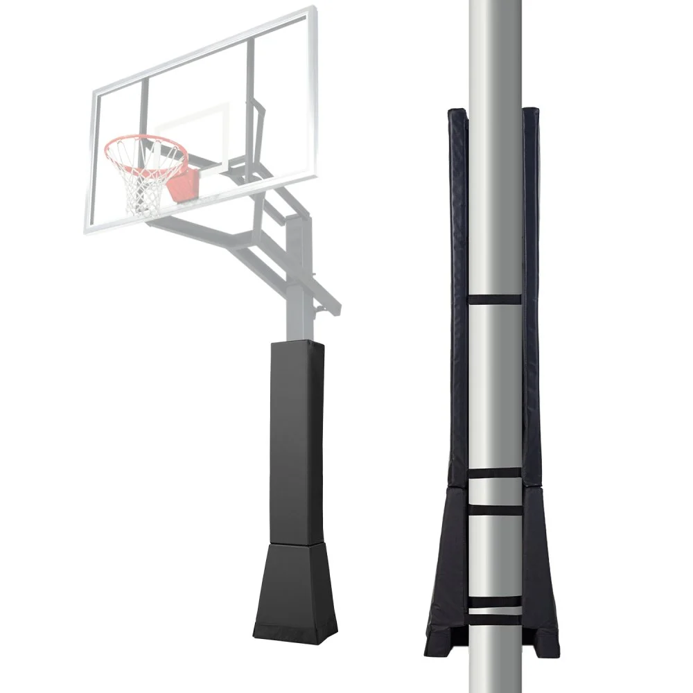 VEVOR Basketball Pole Pad, 64" Tall and 2" Thick Heavy Duty Wrap Around Pole Padding, Fits 6x6 - 7x7 inch Diameter Square Pole, All-weather Waterproof Protective Pad for Basement Garage Playground