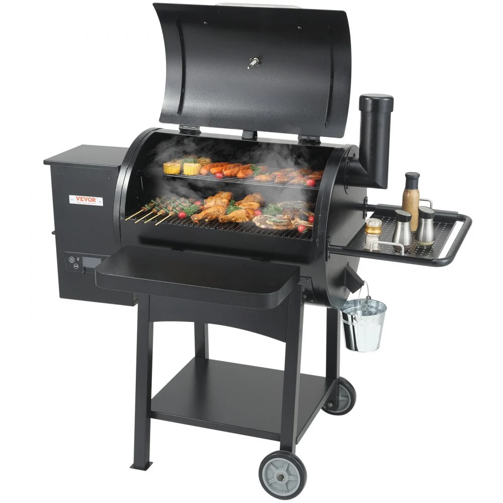 Clearance
VEVOR 53 inch Portable Charcoal Grill, Propane Gas Grills with Cover and Cart, Heavy Duty Iron BBQ Grill, Mini Tabletop Smoker for Outdoor Cooking, Barbecue Camping, Picnic, Patio, and Backyard, Black