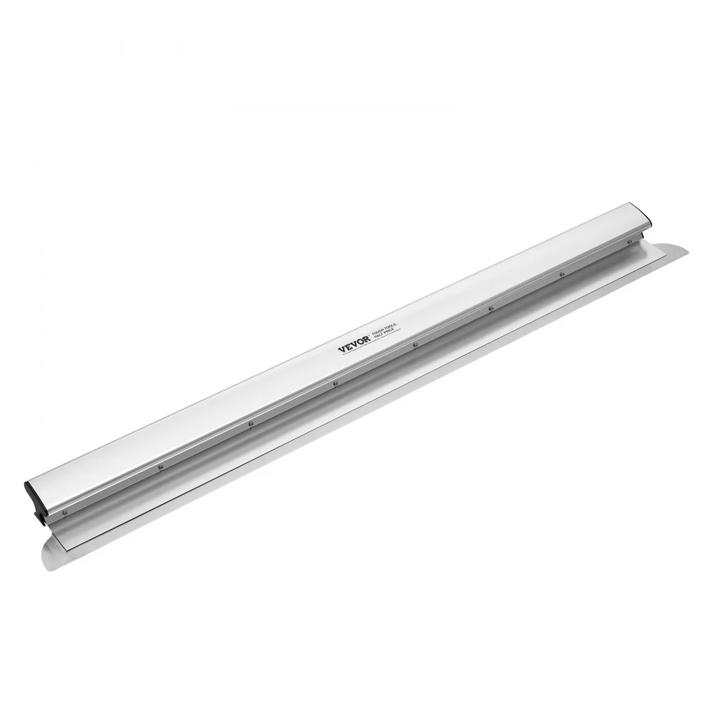VEVOR Drywall Skimming Blade,48 inch Smoothing Knife, Stainless Steel Blade & Aluminum Alloy Body Professional Skim Coat Tools For Drywall, Wipe/Drywall Knife, for Gyprock/WallBoard/Plasterboard