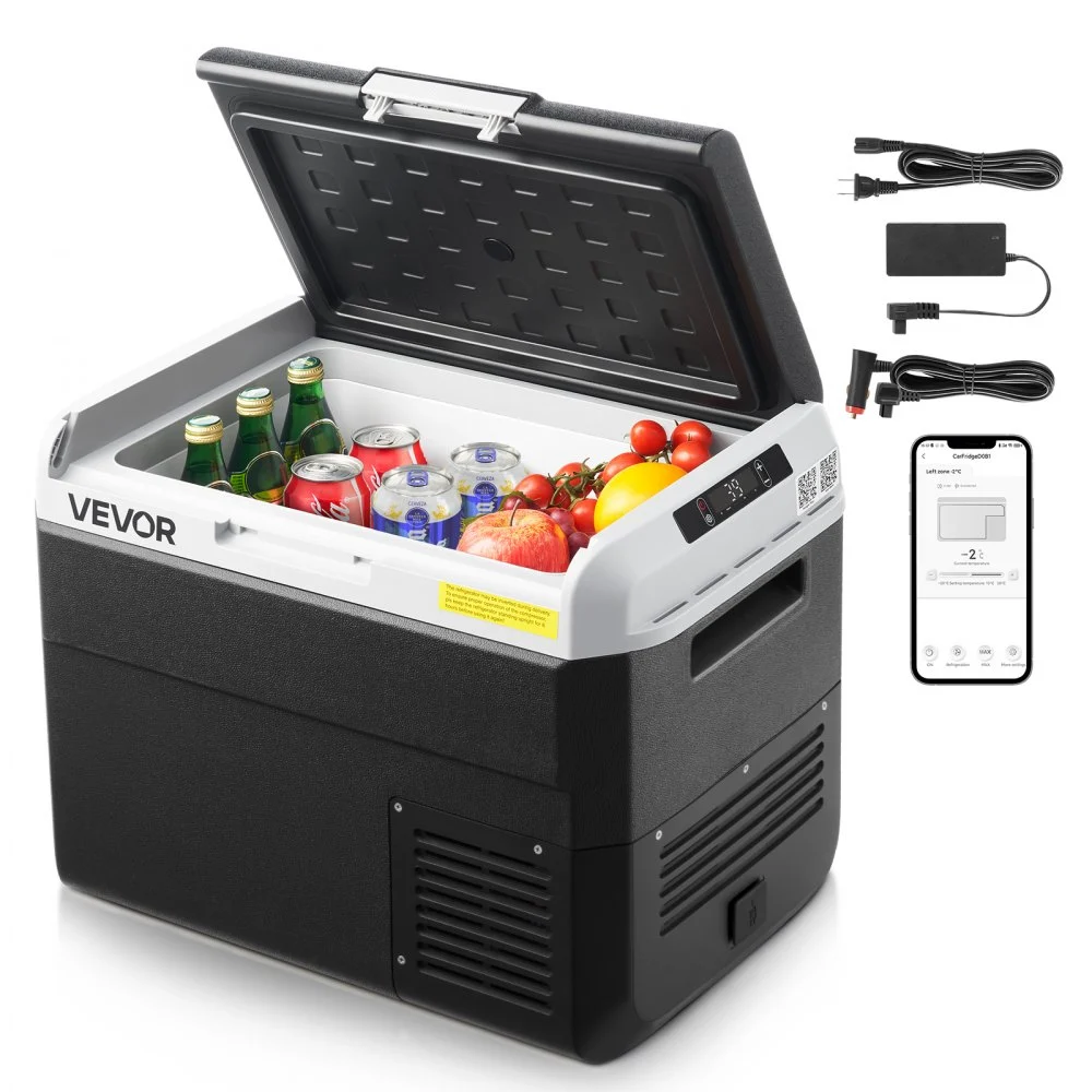 Summer Sale

        
               VEVOR 12 Volt Car Refrigerator, 31.7QT/30L Car Fridge, Portable Electric Cooler with -4℉~68℉ Adjustable Temperature, 12/24V DC and 100- 240V AC Compressor Freezer for Outdoor, Camping, Travel, RV