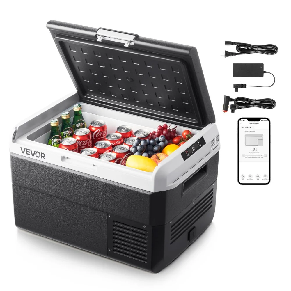 Summer Sale

        
               VEVOR 12 Volt Car Refrigerator, 42.3QT/40L Car Fridge, Portable Electric Cooler with -4℉~68℉ Adjustable Temperature, 12/24V DC and 100- 240V AC Compressor Freezer for Outdoor, Camping, Travel, RV